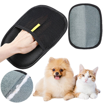 Pet Hair Remover Mitt – Deshedding Grooming Gloves for Dogs & Cats